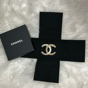 Chanel Broach - excellent condition with studs and crystals